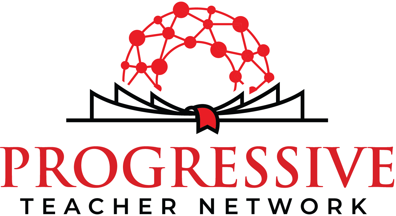 This is the logo for the Progressive Teacher Network, https://progressiveteachernetwork.org/